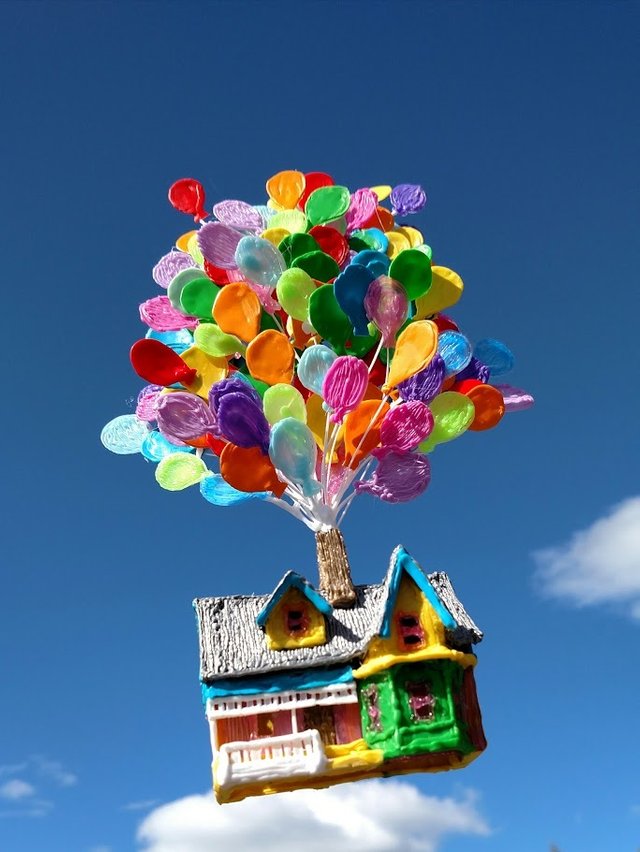 Up House With Balloons Clashing Pride